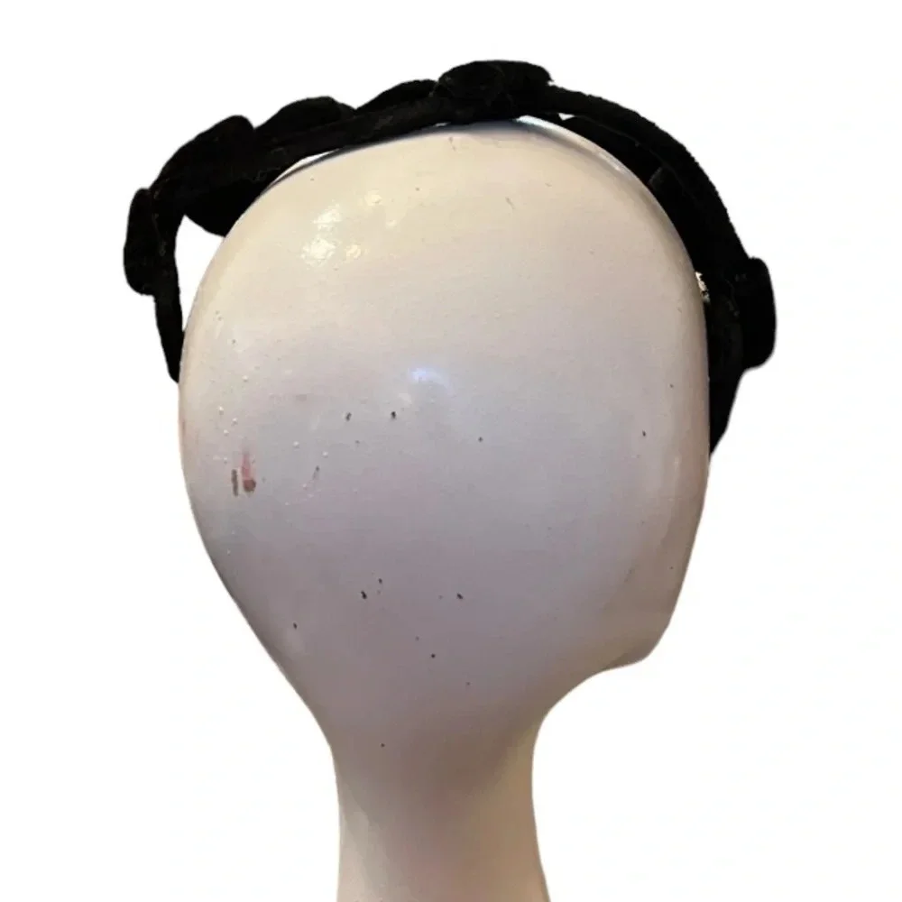 Vintage Black‎ Velvet Hair Accessory